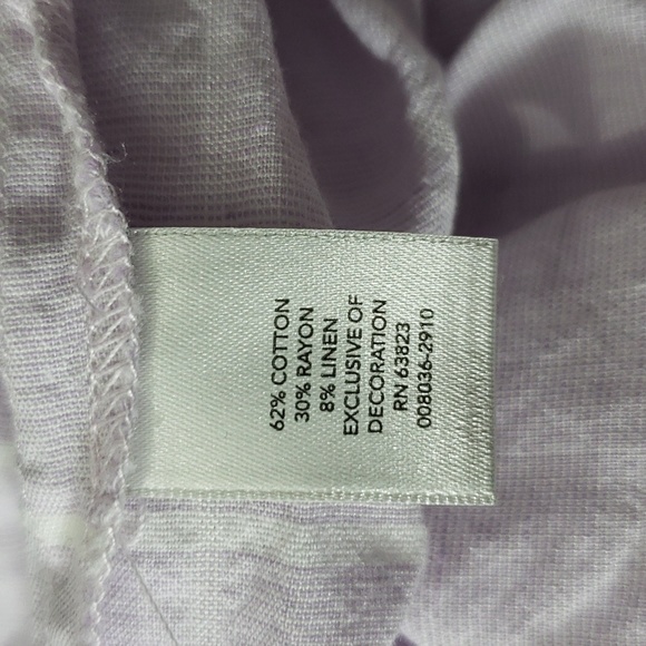 CJ Banks 3/4 Embroidered Sleeve Top - Picture 10 of 11